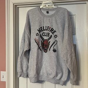 Stranger things hellfire club sweatshirt XXL 2XL